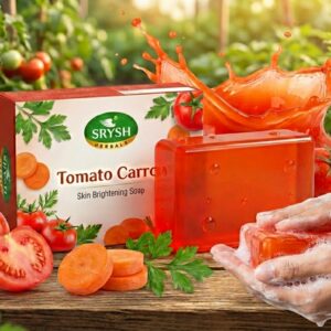 Tomato Carrot Skin Brightening Soap