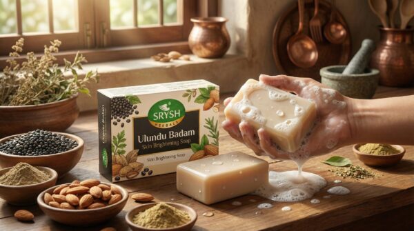 ulundu soap (1) Ulundhu Badam Skin Brightening Soap